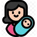 La Madre Y El Bebe Maternidad Madre Icon