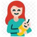 La Madre Y El Bebe Maternidad Madre Icono