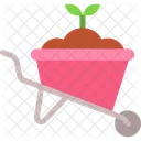 Madriguera Carro Cultivo Icono