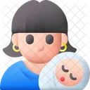 Mae Mulher Familia Ícone