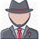 Mafioso Hat Costume Icon