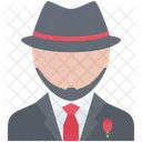 Mafioso Hat Costume Icon