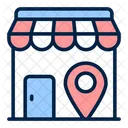 Magasin Emplacement Boutique Icon