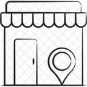 Emplacement Boutique Magasin Emplacement Icon