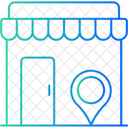 Emplacement du magasin  Icône