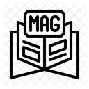 Magazine Publication Print Media Icon