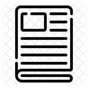 Magazine Publication Printed Icon