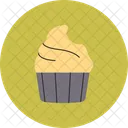 Icono De Cupcake Magdalena Pastel Icono