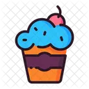 Cupcake Comida De Panaderia Comida Icono