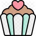 Cupcake Pastel Comida Icono