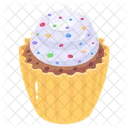 Postre De Pascua Cupcake Muffin Icono