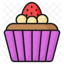 Cupcake Comida Pastel Icono