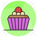 Cupcake Comida Pastel Icono