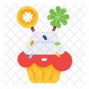 Cupcake De Duende Muffin Cupcake De Trebol Icono