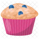 Muffins Pastel Desayuno Icono