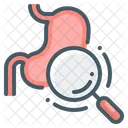 Magenuntersuchung Magen Diagnose Symbol