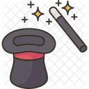 Magic Wand Hat Icon