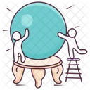 Divintion Magical Globe Fortune Telling Icon