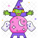 Magic Ball Witch Wizard Icon