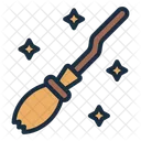 Magic Broom Broomstick Witch Broom Icon