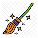 Magic Broom Broom Witch Icon