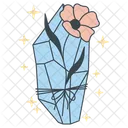 Floral Flower Crystal Icon