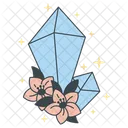Floral Flower Crystal Icon