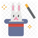 Magic Hat Rabbit Icon