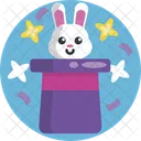 Party Magic Rabbit Icon