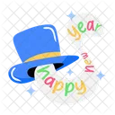 Magic Cap Magic Hat Happy New Year Icon