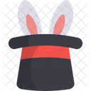 Magic Hat Magic Trick Rabbit Icon