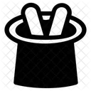 Bunny Out Hat Icon