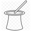 Magic Hat Thinline Icon Icon