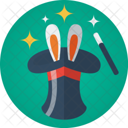 Magic, Hat, Rabbit, Stick, Show, Amaze Icon png