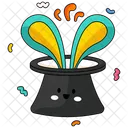 Magic Hat Magic Trick Carnival Icon