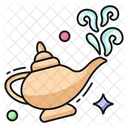 Magic Lamp Rubbing Lamp Genie Lamp Symbol