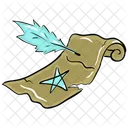 Magic Letter Halloween Letter Halloween Paper Icon