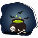 Magic Pot Halloween Icon
