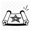 Magic Scroll Manuscript Parchment Icon