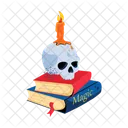 Magic Skull Candle Skull Spooky Skull Icon
