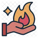 Magic Trick Fire Flame Icon