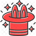 Magic Trick Hat Magician Icon