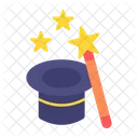 Magic Magician Magician Hat Icon