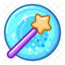 Magic wand blue  Icon