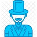Magician Entertainer Illusionist Icon
