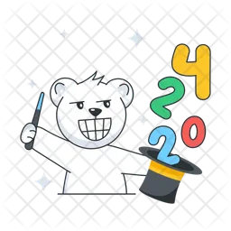 Magician Bear  Icon