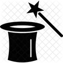 Magician Cap Hat Magic Trick Icon