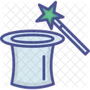Magician Cap Hat Magic Trick Icon