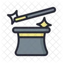 Magician Cap Magician Hat Magic Trick Icon