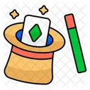 Magician Hat Magician Cap Magic Hat Icon